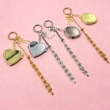 跨境包包挂件时尚原创简约金属不锈钢网兜吊坠韩系钥匙扣口红网兜