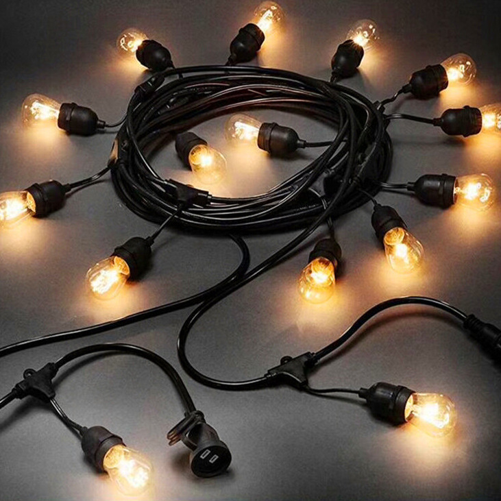 供应 装饰灯串线 户外防水庭院室内外婚礼装饰 节日灯串线国标