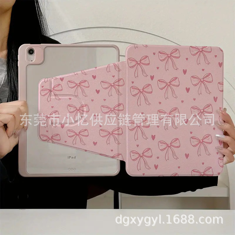 Suitable for Ipad11 Generation Tablet Protective Case 360 ​​Rotation Air6 Tablet Case Ipad10 Protective Case 9.7 with Pen Slot