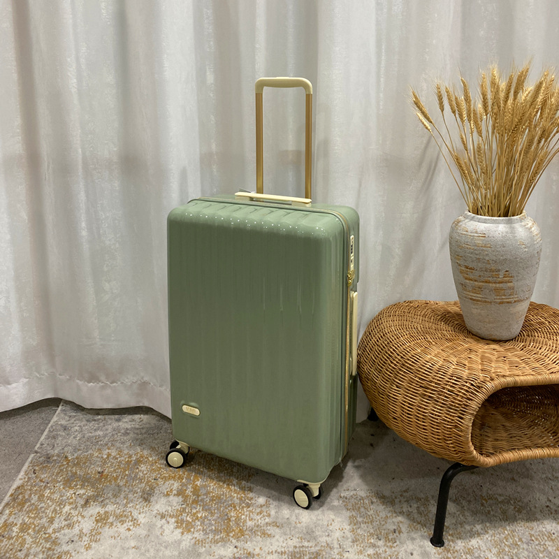 Equipaje exportación japonés celebridad en línea 24 mudo universal rueda PC estudiante trolley caso hembra ultra-ligera maleta 20 pulgadas macho