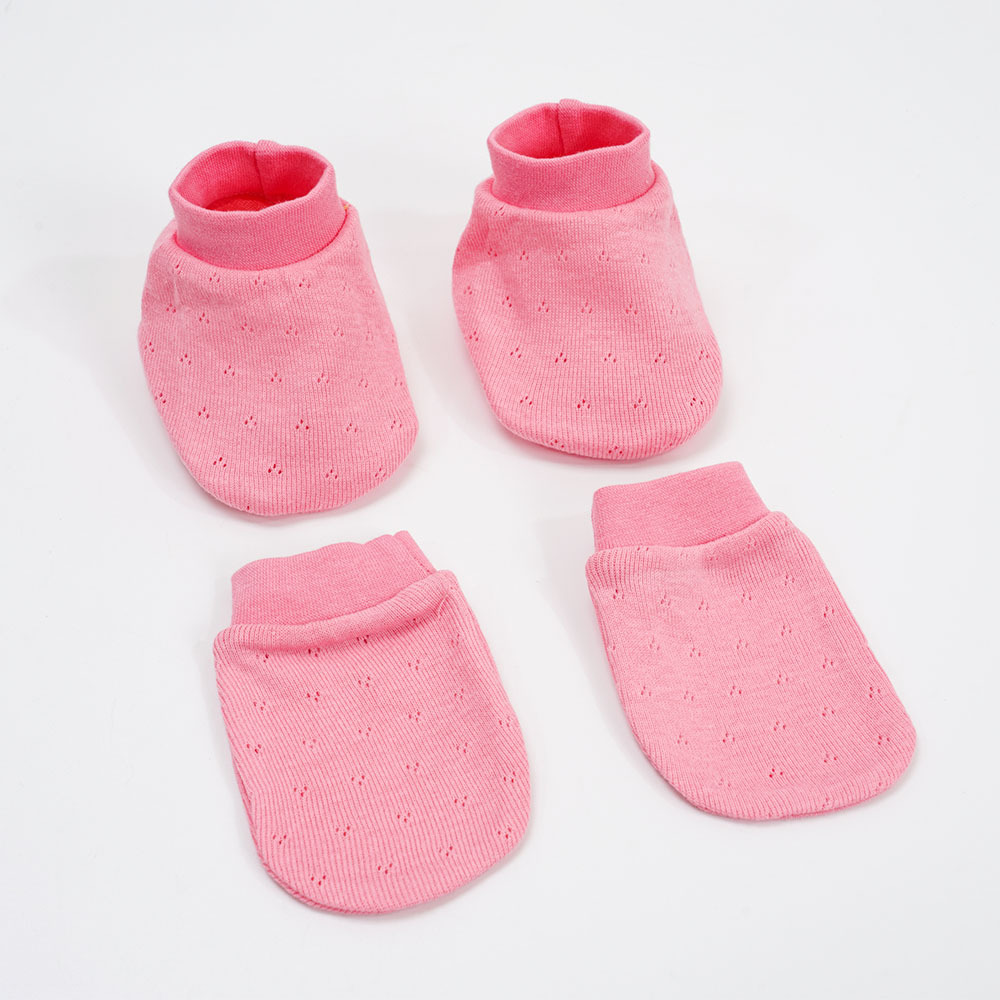 Guantes y cubrepiés protectores de algodón puro para bebés, Sunnozy, estilo europeo y americano, cálidos, antiarañazos, para manos y pies, venta al por mayor.