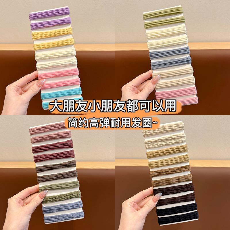 ancho jacquard cabello cuerda de cabeza mujer cola de caballo no daña cabello cuerda de cabello alta elasticidad no estrangulación cabello correa de cabello flor de cabeza