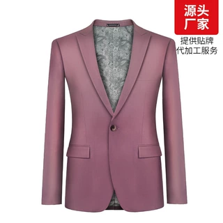 伴郎服西服外套男西装定制2022新款单西结婚礼服定做可贴标代加工