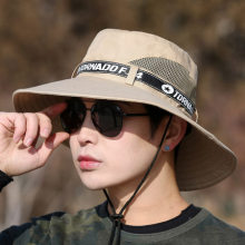 渔夫帽户外圆边帽男旅游太阳帽夏遮阳骑行登山帽钓鱼帽子现货批发