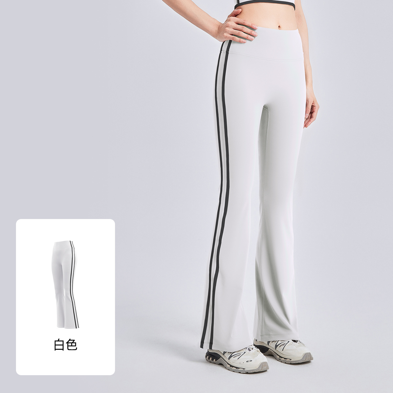 Nuevo traje deportivo lineal para mujer de Juyitang, de cintura alta, adelgazante, de alta elasticidad, para yoga, para verano