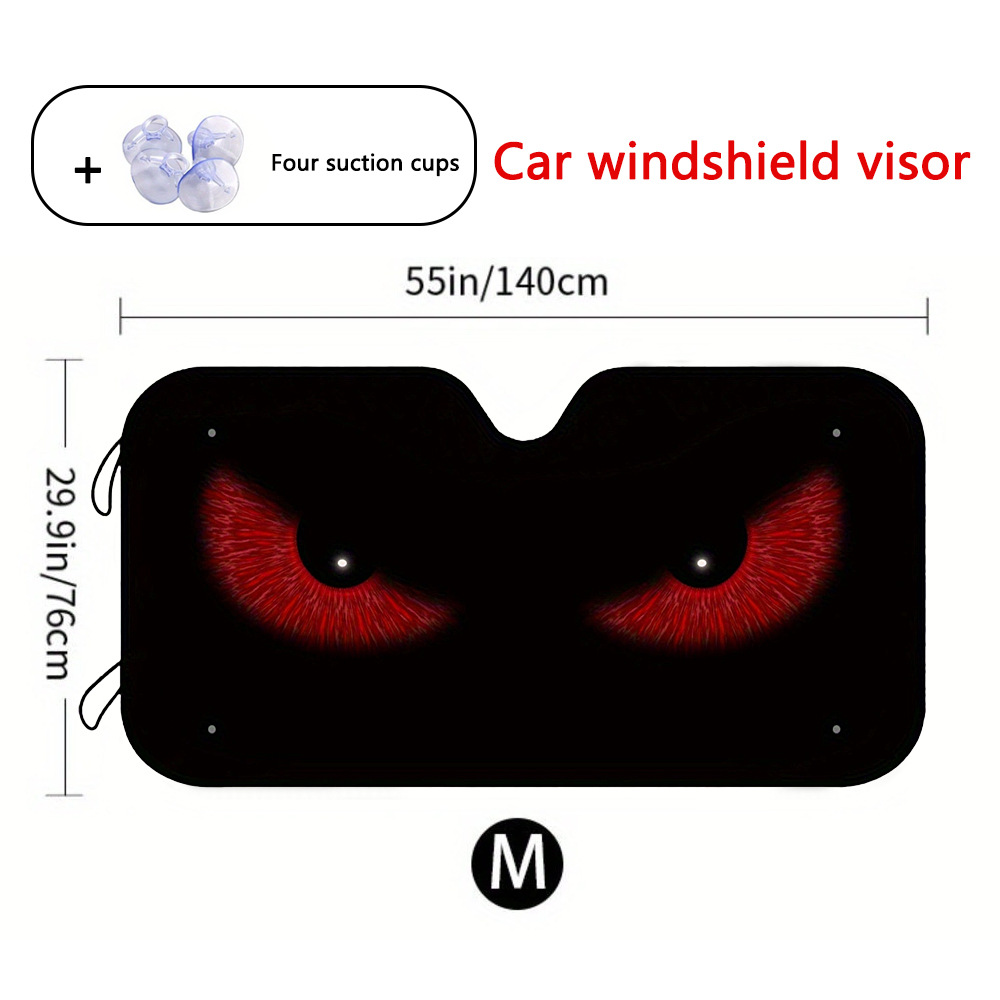 Cross-Border Hot-Selling Front Windshield Heat-Insulating Sunshade Car Universal Aluminum Foil Sunshade Easy to Install and Store