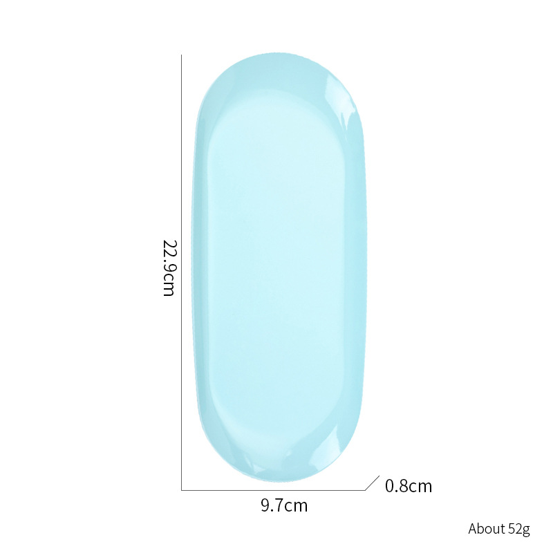 Oval tray-Puhe blue