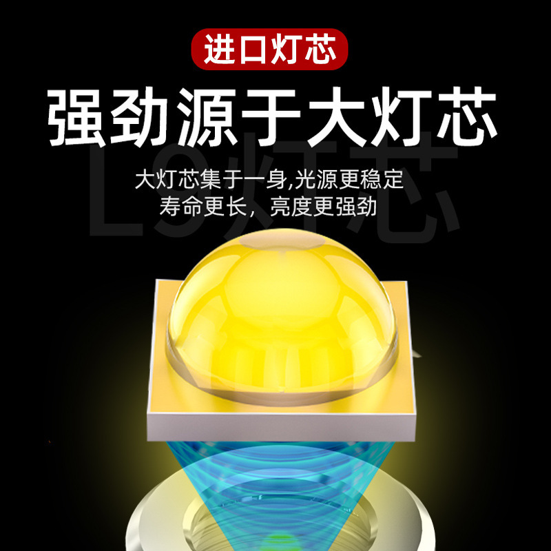 Mini linterna transfronteriza nueva lámpara de llavero USB al aire libre doméstica luz nocturna portátil mini linterna de luz fuerte