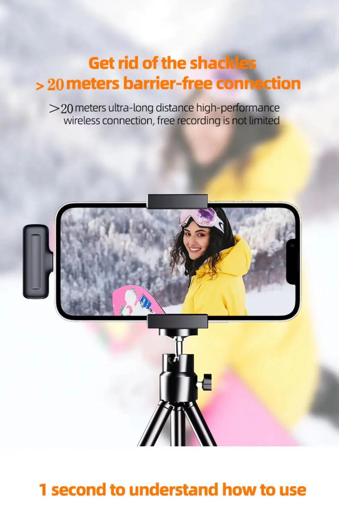 Wireless Clip-on Microphone Image 7