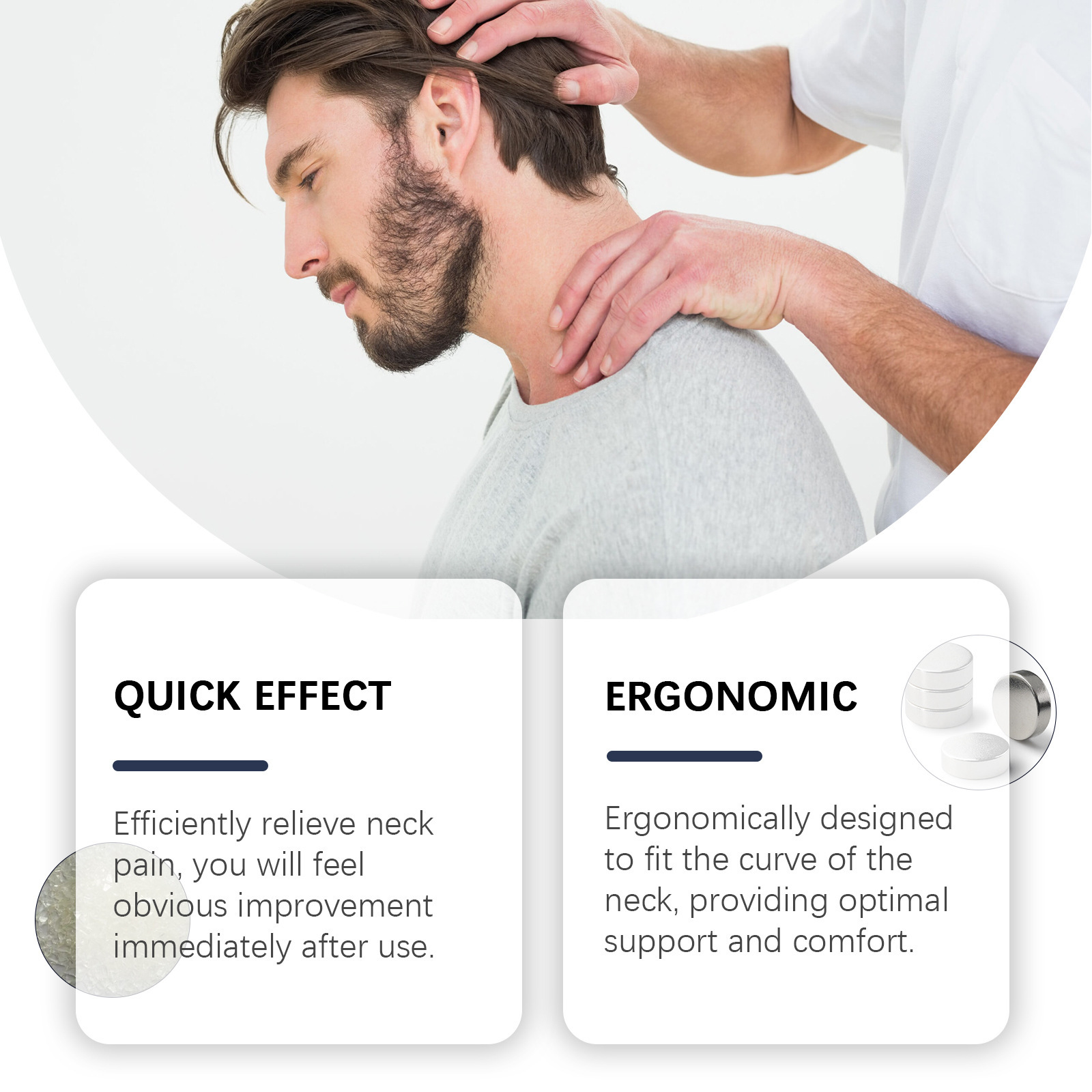 Neck care pad Neck pain relief pad Lumbar shoulder and neck joint discomfort massage pad