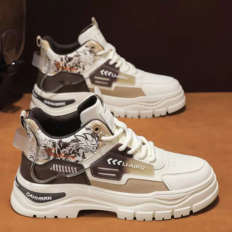 2025 мужская обувь высокая осенняя и зимняя дышащая тенденция спортивные ботинки Martin сапоги мужские туфли на открытом воздухе