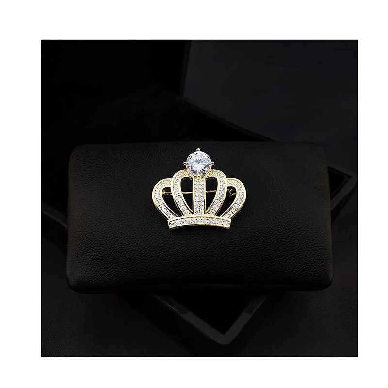 Broche corona princesa con circonita para blazer mujer_voghion.com