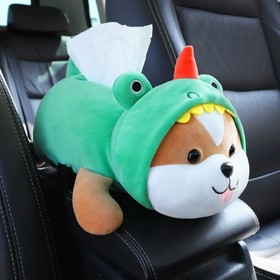 Car tissue box/set — Armrest Box Hanging Creative Cartoon - lucky-woof