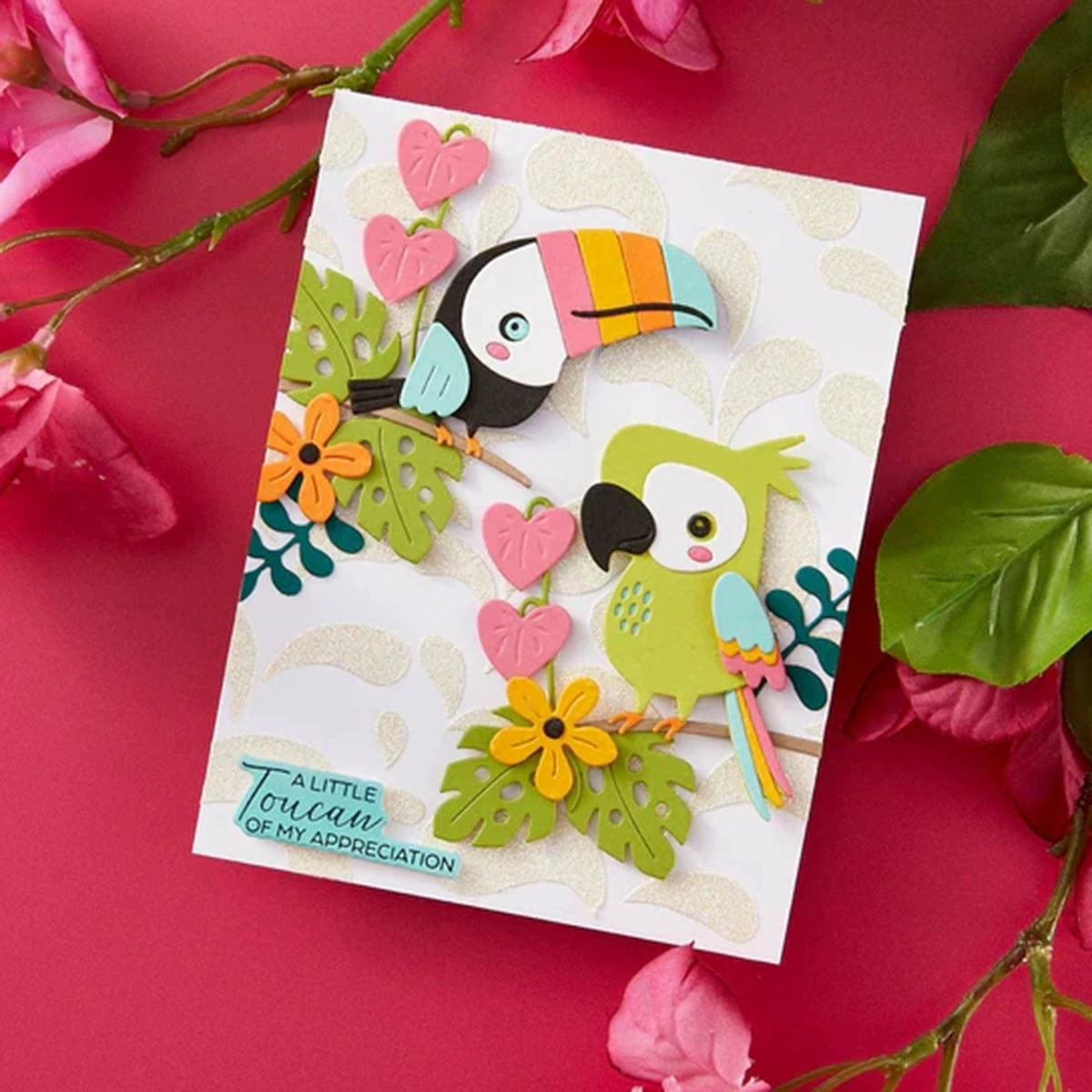 Картонная форма ножа для резки попугайной птицы, металл режущий SCRAPBOOK лезвие из стали, резка