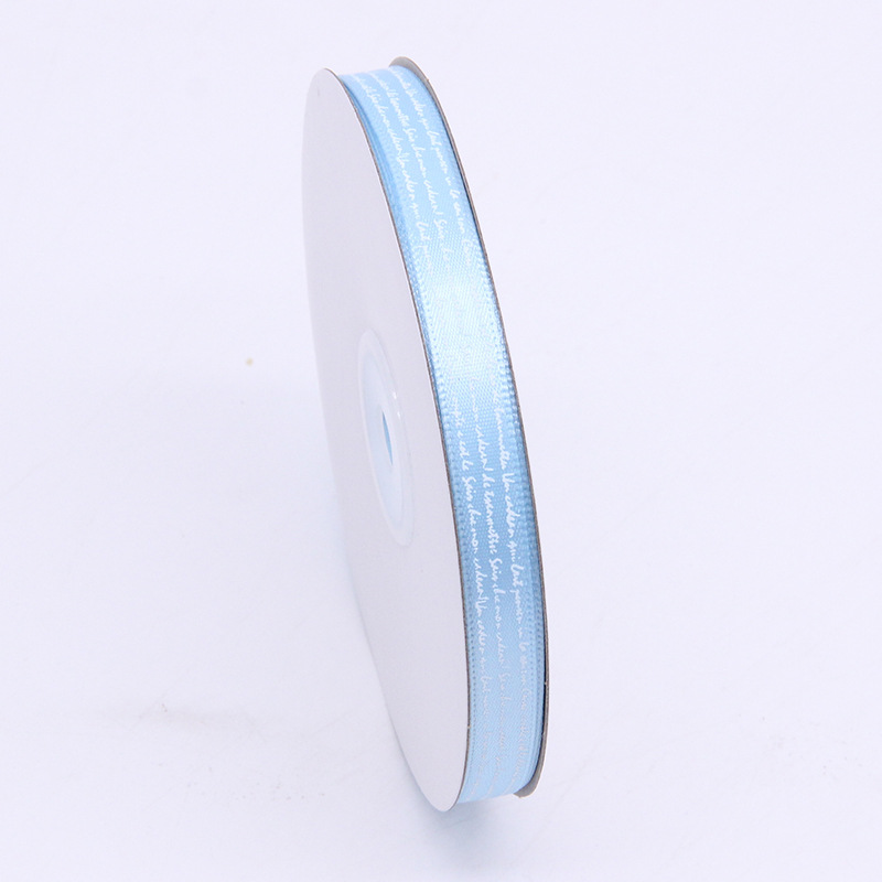 Tianyi Mei 1cm pastel de hornear embalaje cinta Lollipop cinta decorativa impresión inglés carta cinturón de poliéster