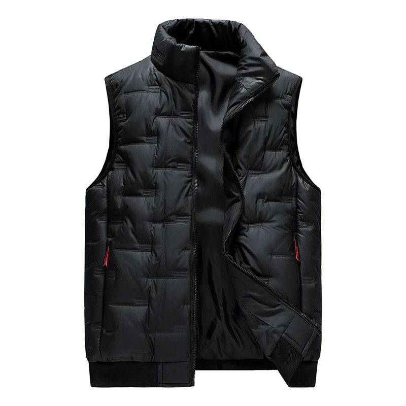 Demi-season down jacket, keep warm vest, plus size