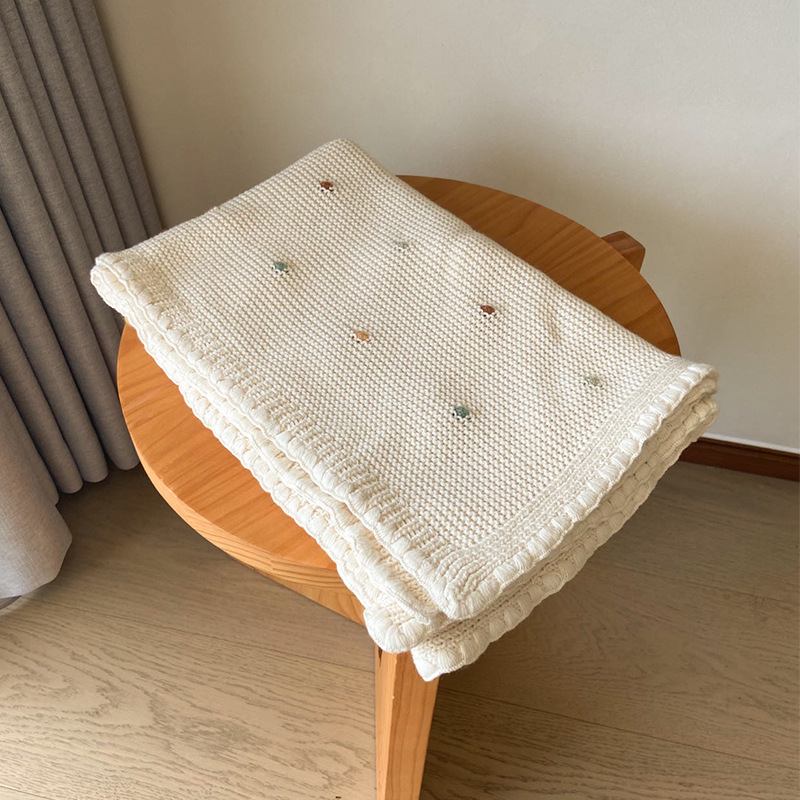 Strongly Recommend Za*rahome Large Sofa Blanket Knitted Blanket Nordic Simple Cover Blanket Line Blanket Shawl Blanket