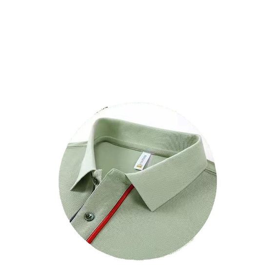 New GS82010 Heavy Beads Business Light Sports Series 5a Antibacterial Breathable Moisture Permeable Long-staple Cotton Polo Shirt