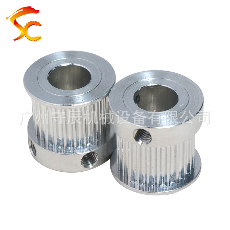 现货工业铝合金同步带轮 3M24齿 内孔10/11/12/14 齿面16 精加工