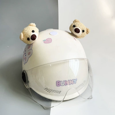 helmets, featuring cat and fox – Motosiklet dəbilqələri