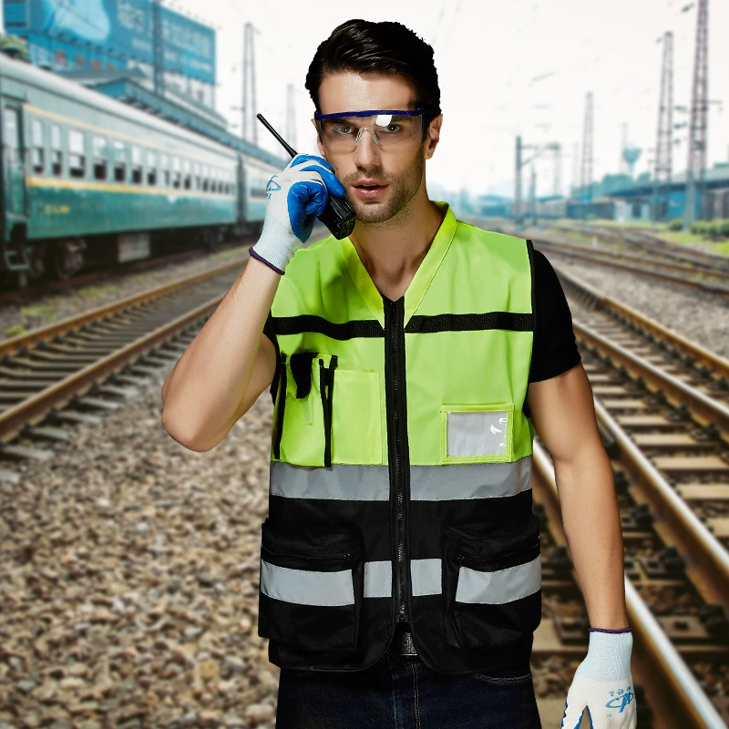 Лидерский светоотражающий жилет для мотоциклов велосипедный костюм безопасности строительный жилет светоотражающий куртка для транспортных средств