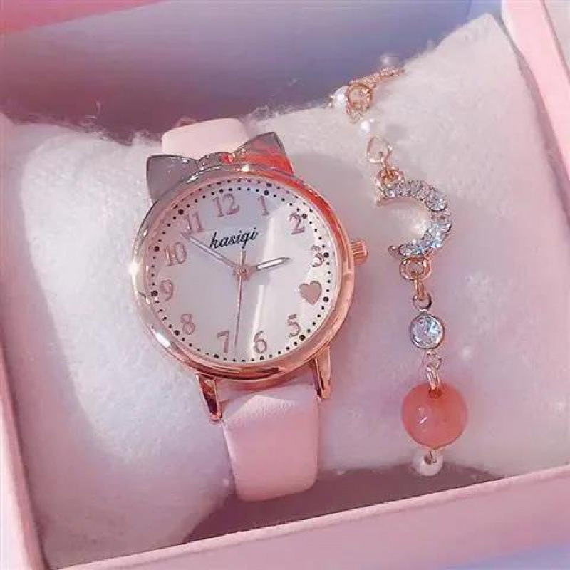 528 Love-Pink ribbon comes with free battery☆
