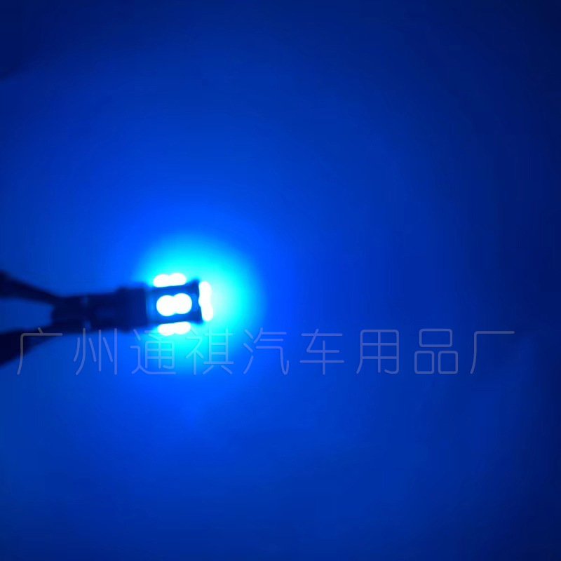 Cross-Border New High-Brightness Automotive Led Light T10 3030 11-Light Decoding Width Indicator Bulb Turn Signal Tail Light Reading Light