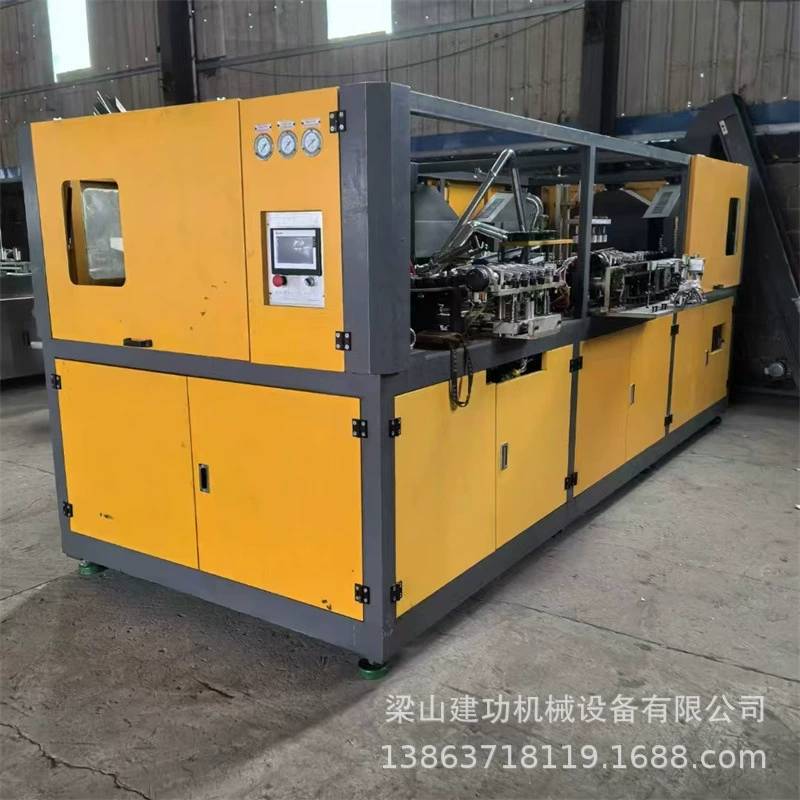 Б/у шестисервоприводная машина для выдува бутылок PET для минеральной воды, одна из шести высокоскоростных машин для выдува пластиковых бочек и стеклянных бутылок для воды.