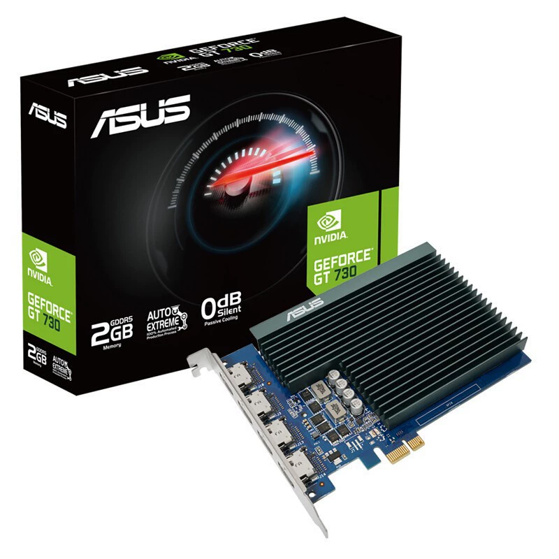 Applicable to ASUS GT730 4H SL 2G D5 Multi -screen graphics card Stock projection support 4 screen HDMI losses