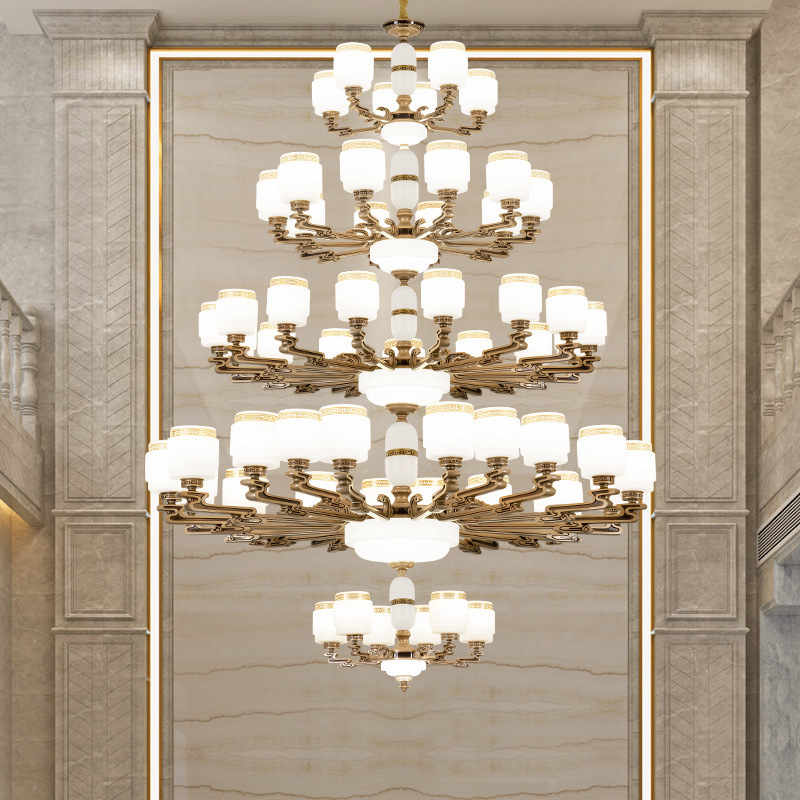 Ceiling lamp for country house for living room