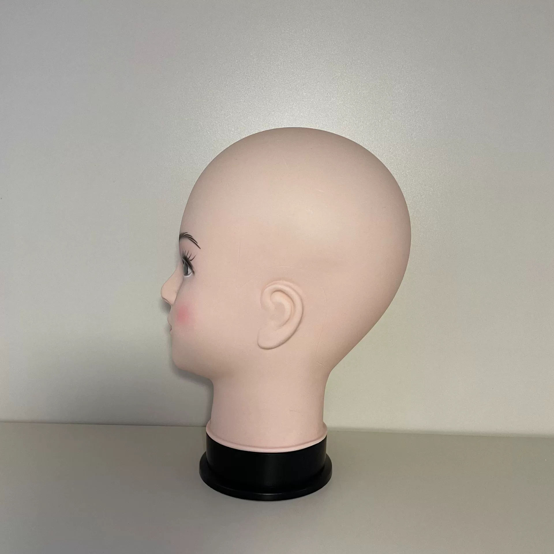 Wig cap, headband, stand, mannequin head
