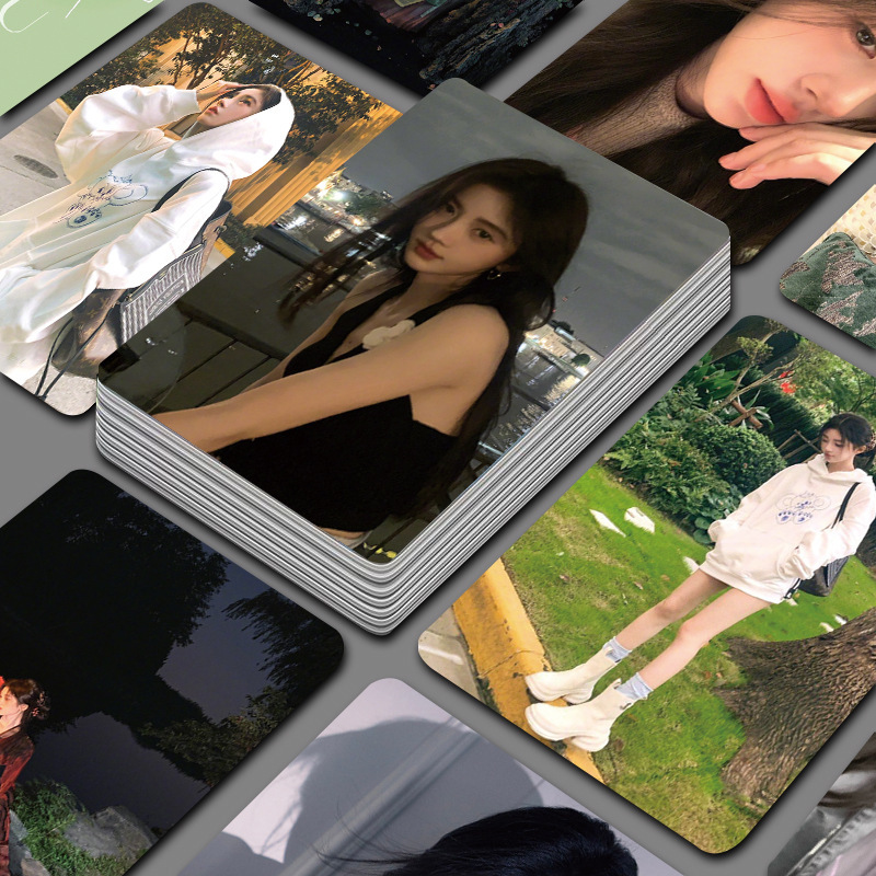 アイドル周辺機器 Ju Jingyi の同じスタイルの絶妙な LOMO カード 55 枚の新しい写真アルバム小さなカードブックマークポストカード|undefined
