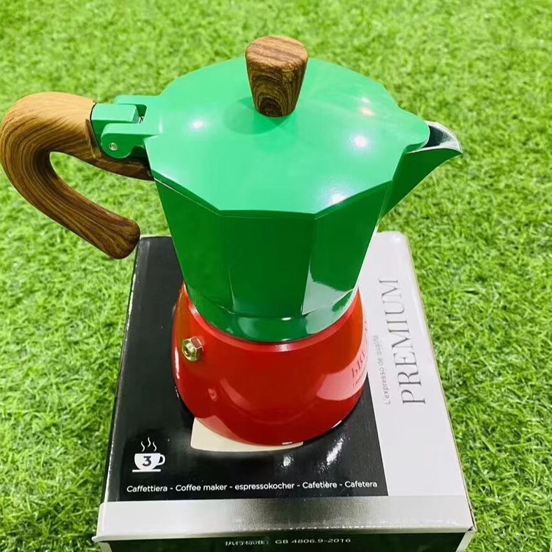 Italian Household Hand Coffee Grinder Coffee Pot Moka Pot Commercial Coffee Cup Grinder suit Wholesale
