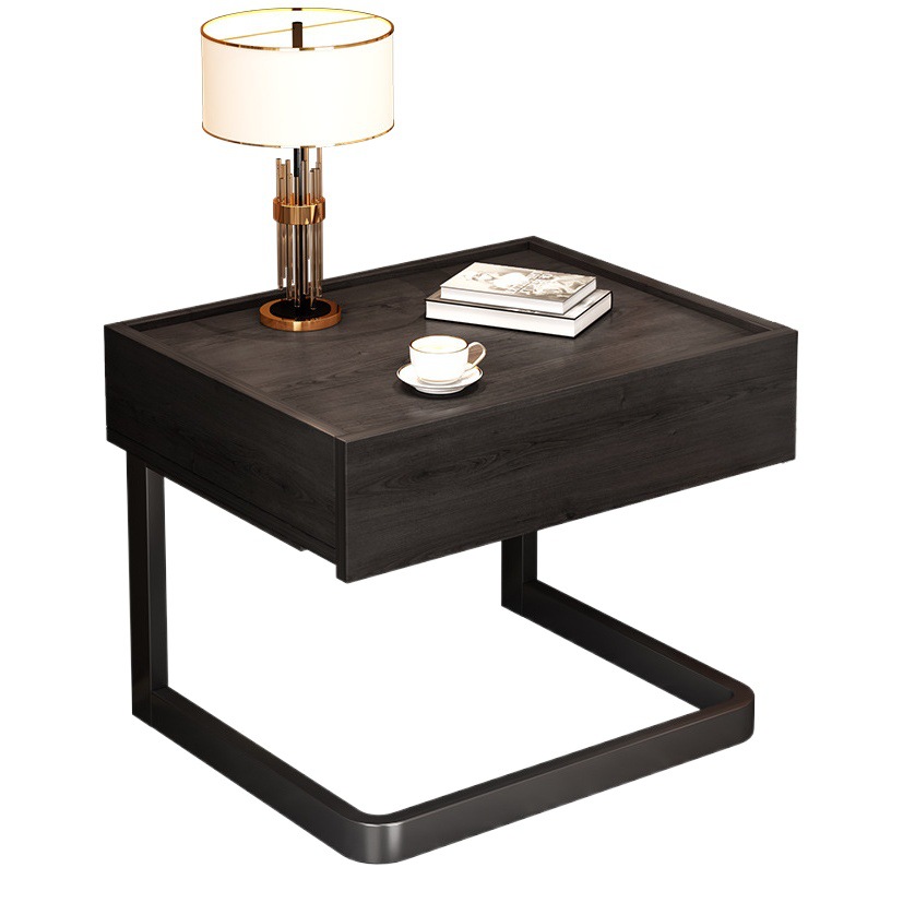 ベッドサイドテーブルシンプルモダン軽贅沢ins風寝室簡易ベッドサイド引き出しキャビネット家庭用イタリア式ベッドサイド棚