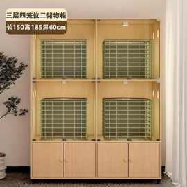 实木宠物店狗笼子狗别墅猫狗一体柜中型小型犬狗狗寄养展示柜