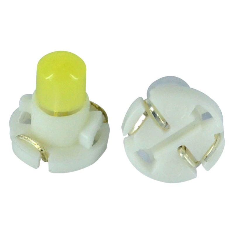 Автомобильная светодиодная приборная лампа T3 T4.2 T4.7 COB Индикаторная лампа центрального управления индикатор 12V Малый свет