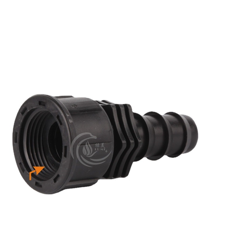 Conector Recto para Tubo PE 20 PE 6 Minutos Rosca Interna, Plástico PE, Sin Fugas, para Invernadero