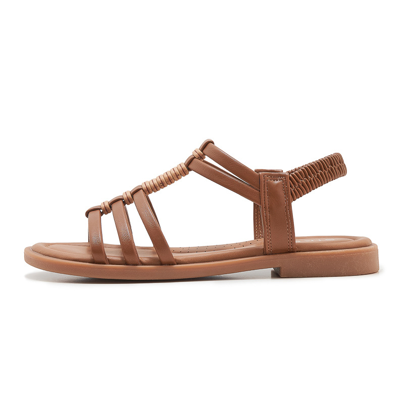 K9001 - 20 nuevo estilo 2025 vintage romana Amazon sandalias de moda minimalistas de tamaño grande sandalias para mujeres