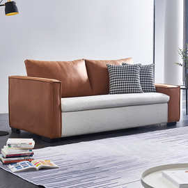 意式沙发床可折叠坐卧两用双人现代简约客厅小户型网红免洗科技布