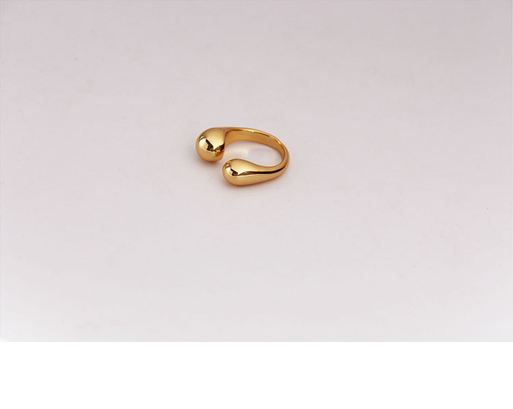 Fashion Geometric Copper Plating Open Ring 1 Piece