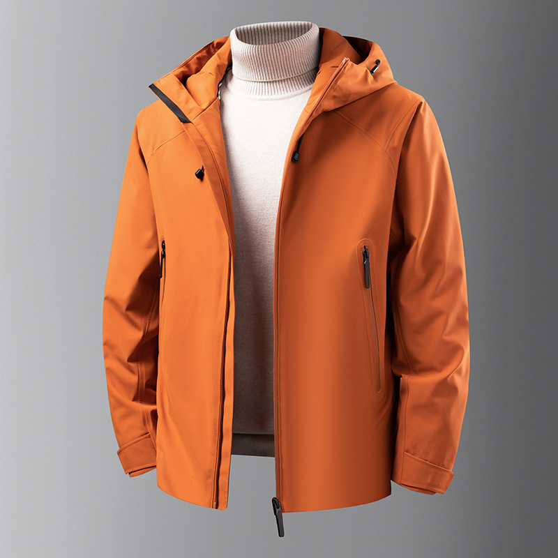 A Brand's Replacement New Men's Winter Fully Seamless Outdoor Waterproof and Cold-Proof 90 White Duck down Jacket Source Factory