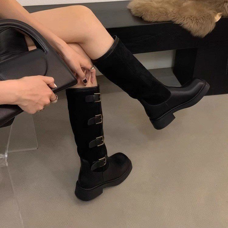 2023 Autunno/Inverno nuovi stivali da cowboy occidentali Stivali a tubo lungo sottili e sottili_voghion.com