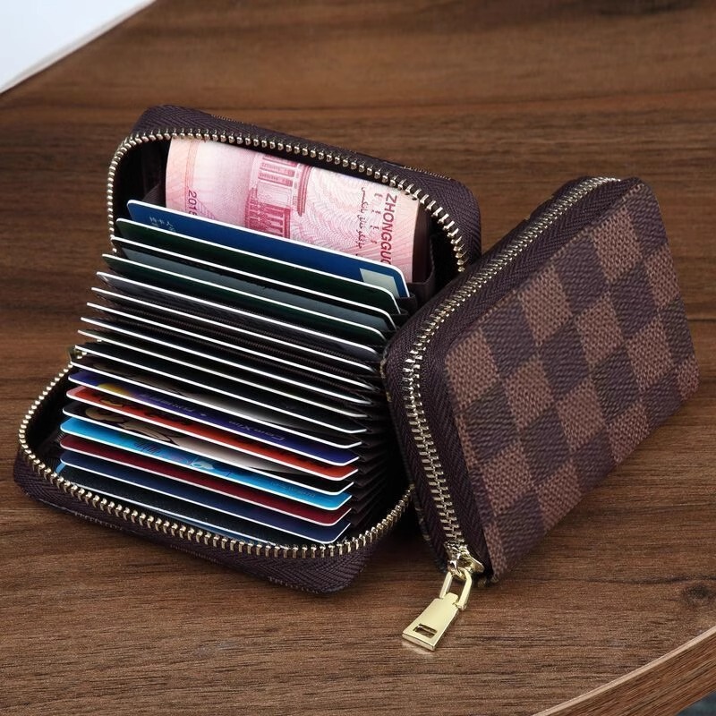 Anti-degaussing Card Holder Women's Large Capacity Multi-card Credit Card ID Holder Driver's License Business Card Holder Bank Card Holder Anti-degaussing Card Holder Women's Large Capacity Multi-card Credit Card ID Holder Driver's License Business Card Holder Bank Card Holder