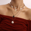 Accessory, pendant from pearl, necklace, European style