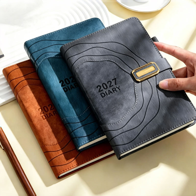 Cross-border 2027 English version daily planner, one page per day calendar, time efficiency manual, customizable notebook