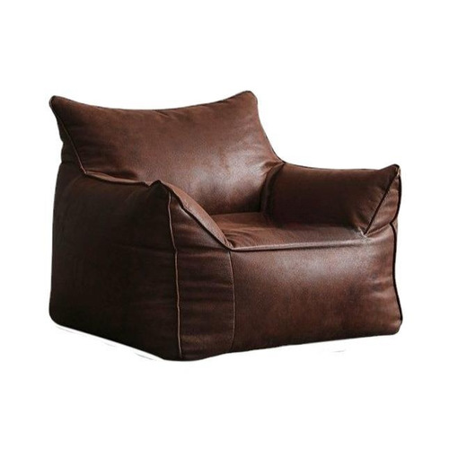 Light luxury lazy sofa that can lie down and sleep in retro style room single sofa living room balcony single simple leisure chair