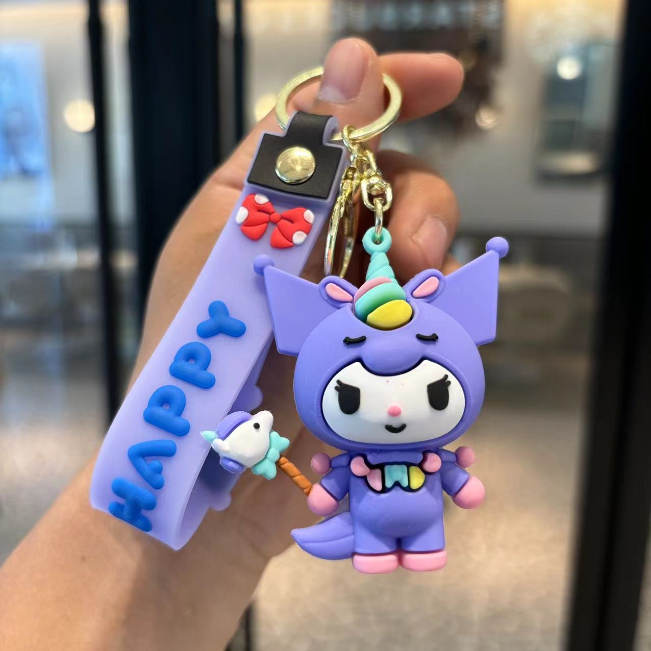 Sanrio Colgante de llaver PVC Muñeca Cute Colgante de llaver Kolomi Car Bag Keychain
