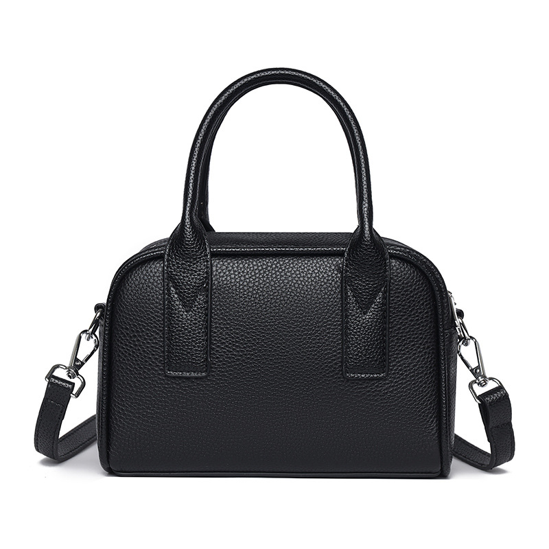 Bolso de mano de cuero genuino para mujer, estilo moderno, sencillo y elegante, bolso cruzado para ir al trabajo, venta al por mayor