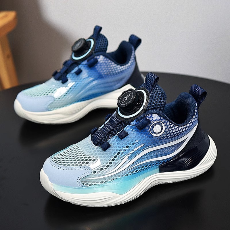 Zapatos para niños, zapatos deportivos para niños, nuevos zapatos de red para niños de verano 2025, zapatos de baloncesto de red única transpirables para niños grandes