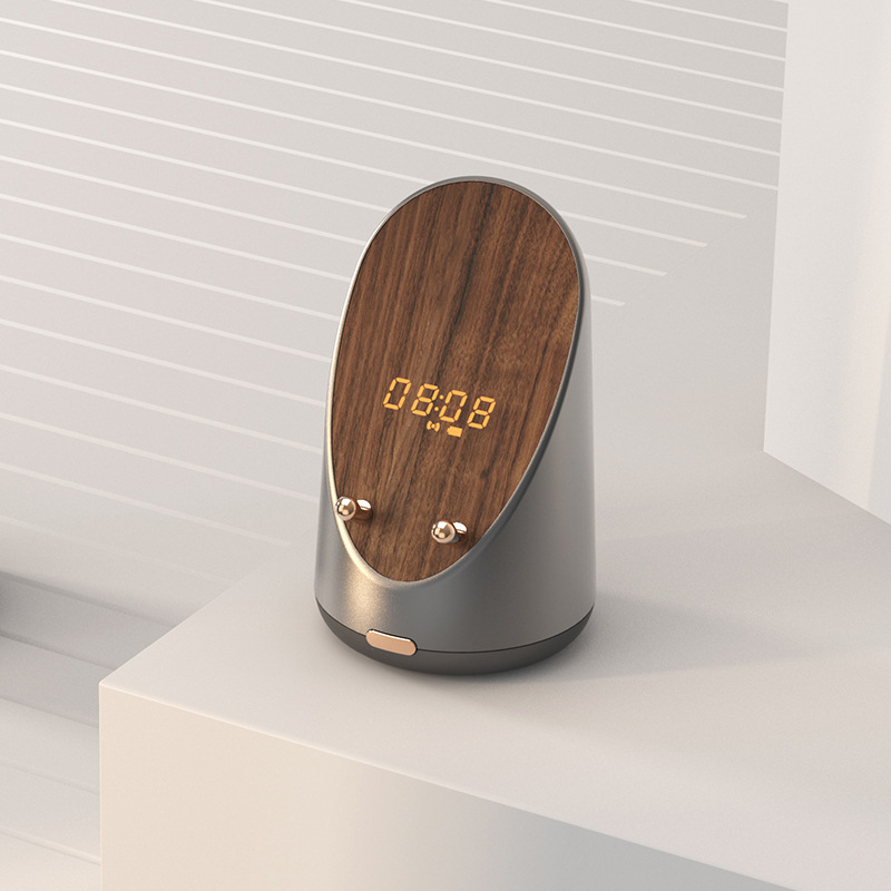 Creative mobile phone wireless charging sensor speaker multifunctional alarm clock computer desktop subwoofer Bluetooth speaker gift